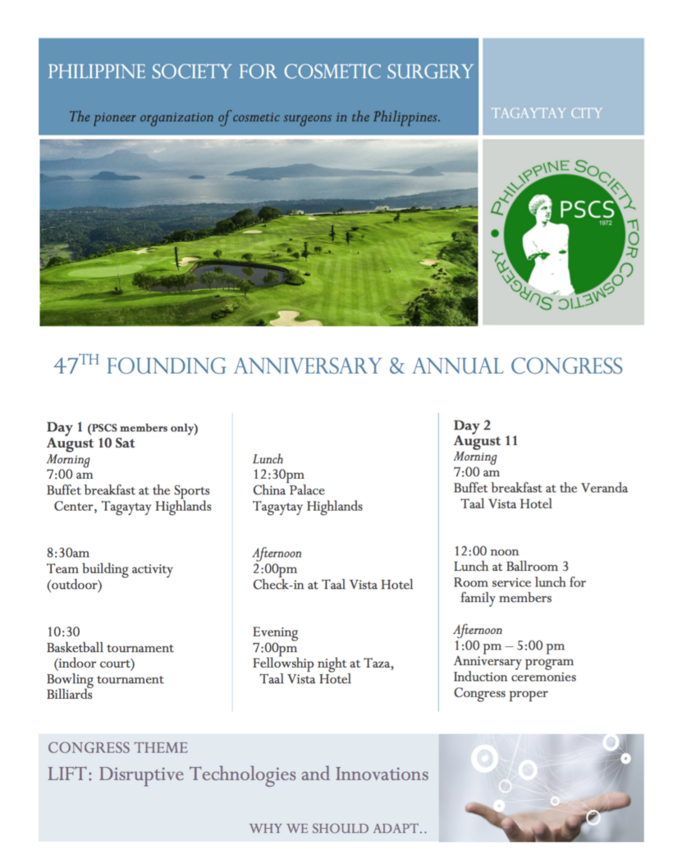 47th PSCS Annual Congress/Founding Anniversary