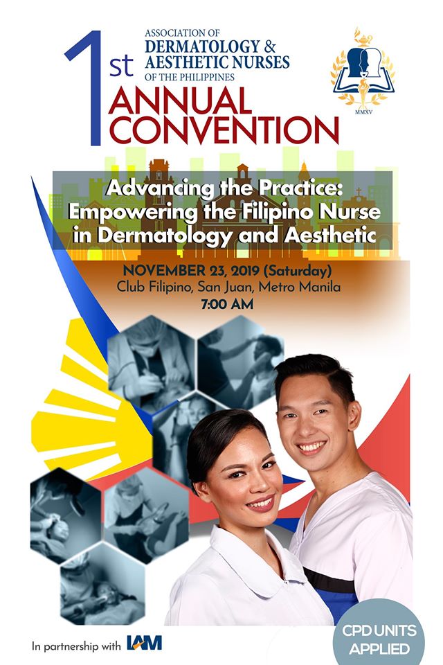 1st Annual Convention of the Association of Dermatology and Aesthetic Nurses of the Philippines, Inc. (ADANP)