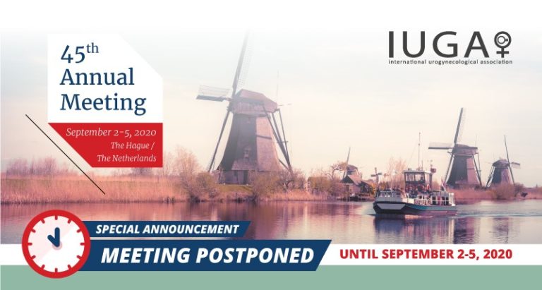 POSTPONED – 2020 IUGA 45th Annual Meeting