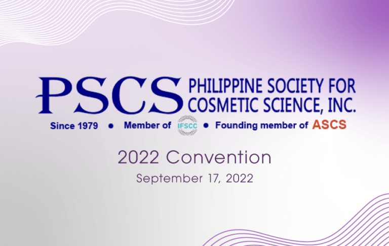 Philippine Society for Cosmetic Science, Inc. 2022 Convetion